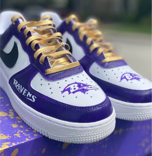 Baltimore Ravens AF1s