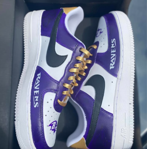 Baltimore Ravens AF1s